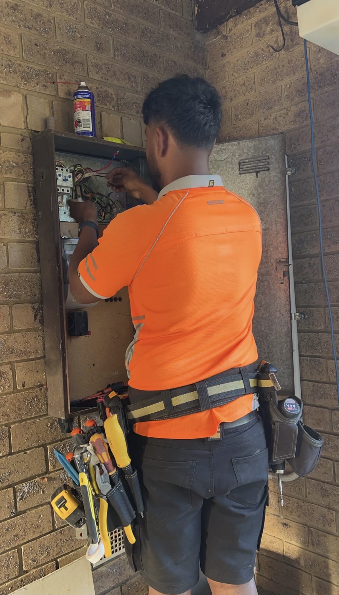 Technician Working